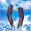 Elbow Knee Pads Comfortable Breathable Pattern Letter Summer Sunsn Uv Protection Silk Sleeves Man Arm Warmers Gloves Drop Delivery Spo Otthy