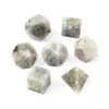 Gemles lâches Labradorite Labradorite Polyéddral Dice 7pcs Set Dungeons Dragons Stone DND RPG GAMES Ornements Spot Goods en gros Acceps Otirq