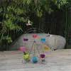 Other Bird Supplies Eye Catching Hummingbird Feeder With Rotating Ferris Wheel Design For Garden Outdoor Feeding Tool Birds