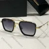 A Dita Flight 006 Lunettes de soleil vintage Stark Vintage 18K Lunettes de soleil de créateurs à l'or pour les hommes FAMILES FOIRE DE LUXE RETRO RETRO LUXE AVEC ORIGINAL BOX 800