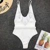 Roupas de banho feminina branca de uma peça de banho feminina de maiô feminino, traje de banho sólido, trajes de maiô apertados, traje de banho de maiô de maiô tankini j240403