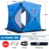 Shelters Portable Ice Fishing Shelter Easy Setup Winter Fishing Tent Ice Fishing Tent Waterproof & Windproof