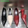 Pumps Slingbacks Women High Heels Sexy Red Office Shallow Female Pumps Pointed Toe Shoes For Women Shoes For Fashion HighHeeled