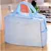 2024 5 Color Waterproof PVC Cosmetic Storage Bag Women Transparent Organizer for Makeup Pouch Compression Travelling Bath Bags for