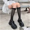 Calzini hosiery women black white billo glice nefnet yive mesh mesh chic calzing jk lolita calze bro