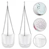 Vases 2 PCS Flowerpot Planteurs suspendus à arrosage auto-arrosé pour pots intérieurs petits conteneurs de plantation jardin à l'extérieur