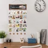 Frames Wooden Tag Po Holder Postcard Hanger Hanging Picture Display Wall For Easel Stand Wedding