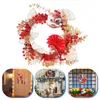 Decoratieve bloemen Chinese jaar Lantaarn Festival Krans Delicaat decor ornament raam hangende buiten decoratie hanger huishouden