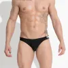 Swimwear GANYANR Brand Swimming Trunks Gay Mens Swimwear Swimsuit Swim Briefs Bikini Bathing Shorts Sunga Low Waist Beach Bulge Solid