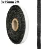 Black Log Burner Stove Sealing Strip Fireproof Fireplace Door Sealing Replacement Gasket Tape Biomass Particles Fire Rope