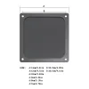 Filtre de poussière Fabriseur de maille à poussière Couverture de grill net Grill avec trou pour PC