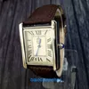 Luxury Watches Tank de Carters watches Pierre Lucerne 1888 Tank Vintage Style Men Dress Watch Swiss Inspired Brown Band FNJBZ2