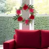 Fleurs décoratives 1pc Accueil Saint-Valentin Mère de l'année de mariage Simulation de décoration de fête de mariage Rose Red Département