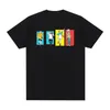 만화 애니메이션 캐주얼 스트리트웨어 Tshirt 남자 티셔츠 티 셔츠 여자 탑 미학적 옷 240403