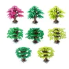 Строительные блоки DIY кирпичи Moc Garden Plant Tree Cartyard Capatable All Brand Particles Particles Erollighte Toys City Street View