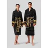 Mens Classic Cotton Bathrobe Men and Women Brand Sleepwear Kimono Warm Bad gewaden Huiskleding Unisex Bathroben 9 Size3