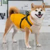 犬のアパレル冬の服屋外のコールドプルーフウォームビッグジャケット大きな犬用風車防止ペットパッド入り衣類チワワl-3xl