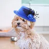 Vêtements de chien mini chapeau de compagnie mignon de poulet biron de plumes capuchon de la mode de la mode pour chiot coiffure pographie accessoire de décoration chapeau