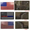 US American Flag infrarouge IR Patches réfléchissantes Badges de motard