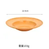 Pratos de sobremesa tigelas jantar tigela salada frutas pequenos pratos laterais decorativos seguro inquebrável reutilizável louça placa circular