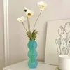 Vases 1pc créatif exquis mini coloré verre bulle vase drôle sphérique art hydroponique fleur décor à la maison artisanat cadeau d'anniversaire