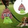 Dog Apparel Poop Bags Dispenser Pet Shape Waster Wear-Resistant Pickup Holder For Travel Walking Park