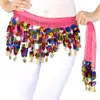 Danseuse Sequins Tassels Jirt Femmes Sexy Belly Dance Hip Écharpe Enveloppe Belt Dancer Jiron Femme Costumes Thaïlande / Inde / Arab