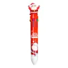 Weihnachtsballpoint Pen 10-Farben-in-1 Multicolor-Stift für Weihnachtslieger-Sticker-Weihnachtsfeier Vorräte Vorräte