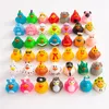 Gros-toilet en gros, enfants, jouet de bain jouet canards en caoutchouc flottants serrer son joli canard charmant pour baby shower 20 / 36/50 / styles aléatoires LT892