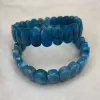 Bangles Natural Apatite Stone Beads Bracelet Natural Gemstone Bangle Charming Jewelry for Woman for Gift Wholesale