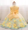 Floral Baby Girl Dress Baptism Dresses For Girls Princess 1st Year Birthday Party Wedding Christening Baby Infant Clothing8943159