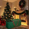 Storage Bags Christmas Tree Organizer Artificial Bag Multifunctional Wreath Double Zipper With Handles Utensils Carrier