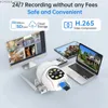 كاميرات CCTV أخرى JOOAN 3MP PTZ WIFI IP كاميرا الصوت CCTV مراقبة في الهواء الطلق 4x التصغير الرقمي ليلة كاملة الألوان اللاسلكية الأمان Y240403