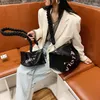 Bag Designer Luxury Handbag Thick Rope Woven Strap Shoulder Female Fashion Soft Leather Crossbody Bags Large Capacity Purse