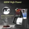 Koffiezetapparaten 110V/220V Coffee Machine 600W Automatisch DRIP -koffiezetapparaat 6 kopjes thee Multifunctioneel elektrisch huishoudelijke koffiemachine Y240403