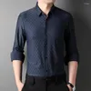 Chemises habillées pour hommes chemises de printemps