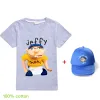 Blazers anime marionett jeffy ungdom skjorta tees barn kläder roliga tecknad tshirt flickor kort ärm tshirts baseball cap hatt