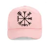 Ball Caps Fashion Brand Vegvisir Futhark Rune Navigator Viking Compass Baseball Cap Men Femmes HIP-HOP SNAPBACK A réglable