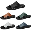 Big size men women sandals shoes classic mens white black blue green brown casual shoes slippers GAI