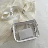 Tasche Tragbare, durchsichtige Umhängetasche, genehmigte transparente Messenger-Schulter zum Halten kleiner Gegenstände