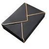 Envelopes 100 Pack A7 Envelopes 5 X 7 Card Envelopes V Flap Envelopes With Gold Borders For Gift Cards Invitations