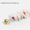 Other Bird Supplies 1-4PCS Cuttlefish Bone Skewers Natural And Fun 11-20cm Millstone Grinding Stone Non-toxic Volcanic