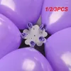 Décoration de fête 1/2 / 3pcs Clip de prune plastique Plastic Practical Accessoires Accessoires Fleur Ballon Balon Globos