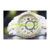 Оптовая цена бриллиантовые часы из нержавеющей стали VVS Iced Out Moissanite Diamond Watch от индийского поставщика