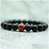 Perles de 10 mm Brands Bracelet Mens Gym Baseball Basketball Rugby Football Turquoise Round Perles Sports Bangles Cadeaux Fashion Natural Dhcpm