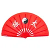 Martial Arts Bamboo Right Hands Fan Tai Chi Performance Kung Fu Fans Cosplay Black Er China Many Pattern Drop Delivery Sports Outdoors Otlni