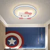 Ceiling Lights Cartoon Animals Decor Lamp For Children's Room Cute Chandelier Lighting Home Bedroom Led Light