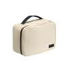 Cosmetic Bags Women PU Plain Large Capacity Solid Waterproof Protable Travel Storage Bag Mix Color