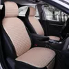 Bilstol täcker linnet lin täcker fyra säsonger främre kudde skydd med rygghatt universell storlek för lastbils -SUV eller skåpbil