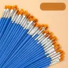 10/20/50 PCS Paint Brushes Set Acrylic with Flat Round Pointed Paint Brushes Craft Watercolor Oil Painting Brushes Art Supplies